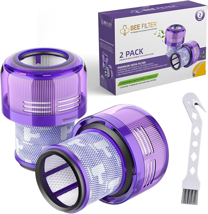 Dyson Outsize Filter, V11 Outsize, Outsize Origin, V11 Outsize Filter, Replaces by PremiumVacuumFilterBagsReplacement