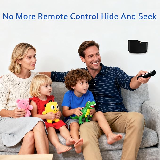 SUNFICON Adhesive Remote Control Holder Wall Mount Media Player Controller - Image 6