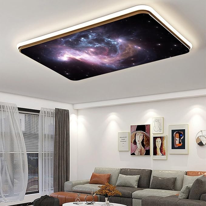 2PCS Fluorescent Light Covers for Classroom Ceiling Lights Magnetic Light Covers - Image 6