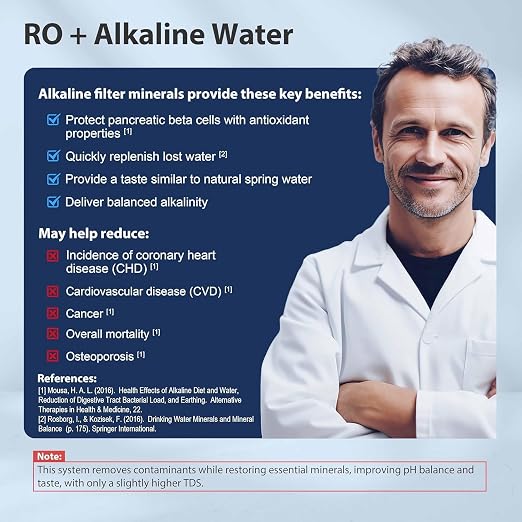 iSpring RCC7AK-BN NSF Certified, 75 GPD, Alkaline 6-Stage Reverse Osmosis System - Image 6