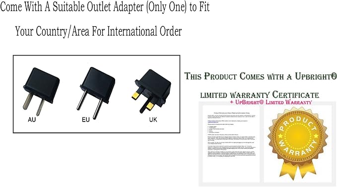 UpBright 12V AC/DC Adapter Compatible - Image 5