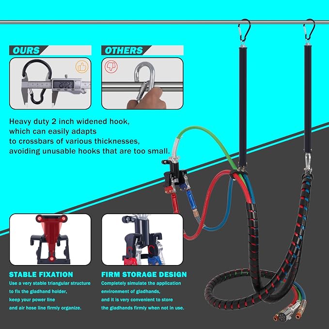 CheeMuii 12 FT Semi Truck Air Line Kit - Image 7