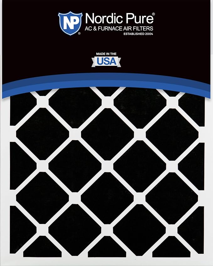 Nordic Pure 16x25x4 Pleated MERV 7 Plus Carbon Air Filters 1 Pack | Actual - Image 5
