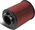 DNA Motoring AFPN-228-RD Clean Air Washable Drop In Panel Air Filter Enhance by DNAMOTORING