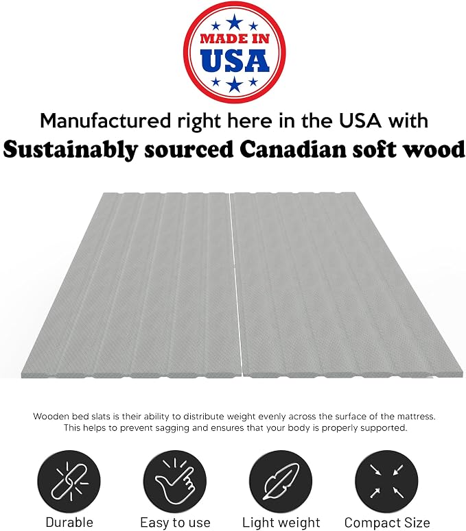 Greaton, 0.75-Inch Vertical Wooden Bunkie Board/Bed Slats - Image 4