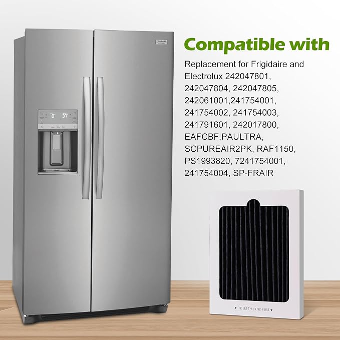 3 Pack Refrigerator Air Filter Replacement - Image 4