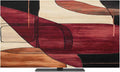 Red Beige Orange Geometric Indoor TV Cover, Elastic TV Screen Protector Retro by Unknown