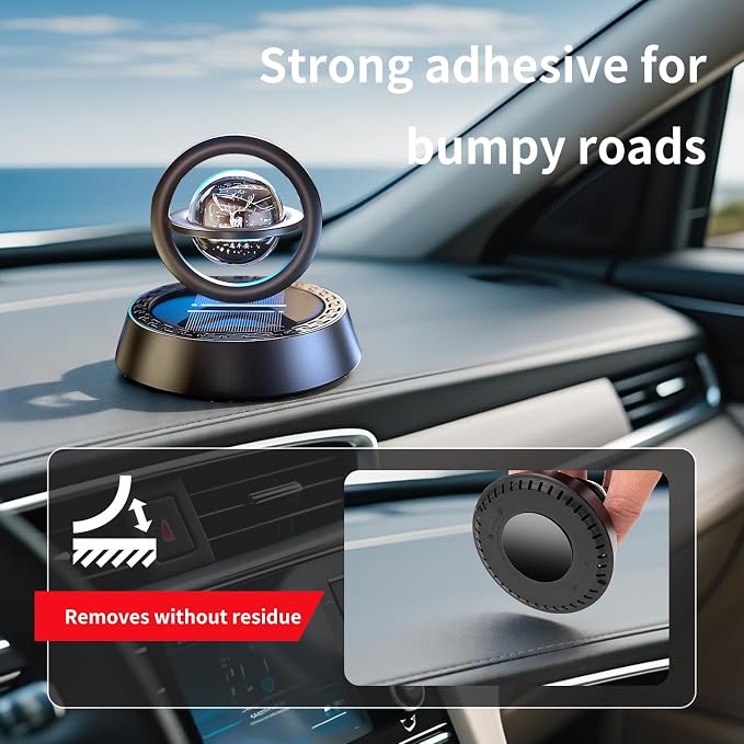 Kwak’s Solar-Powered Rotating Car Aromatherapy Auto-Spinning Ornament - Image 7