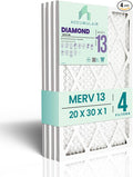 Accumulair Diamond 20x30x1 MERV 13 HVAC Air Filter | Replacement Air Filter by Accumulair