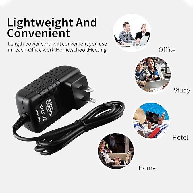 12V 1A AC/DC Adapter for Purivortex AC400 AC300 AC201B Air Purifier Cleaner - Image 3