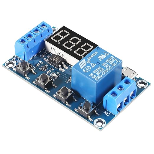 4pcs DC 6-30V Timer Relay Programmable Delay Relay Module Cycle Timer - Image 8