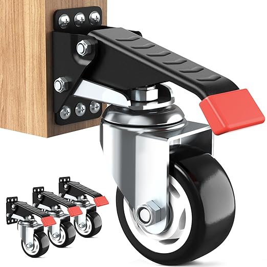SPACEKEEPER Workbench Casters Kit 880 Lbs by SPACEKEEPER