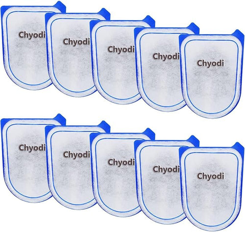 10-Pack Carbon Filter Cartridges Compatible by CHYODI