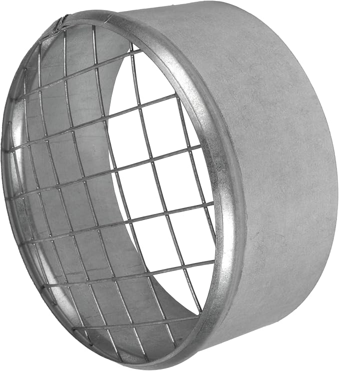 4 Inch Galvanized Steel Dryer Vent Cap by VezoWorks