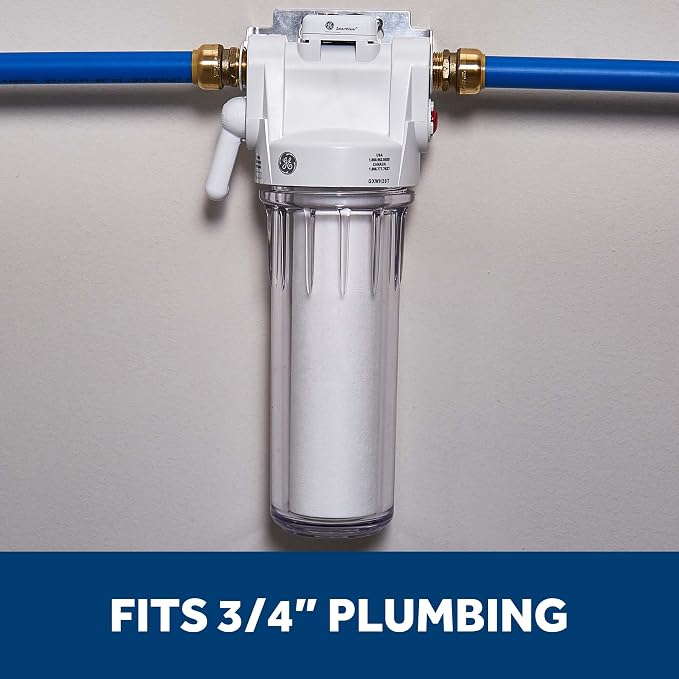 GE Whole House Water Filtration System, Install Kit & Accessories Included - Image 2