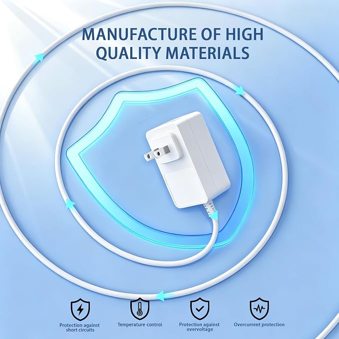 MEROM for Heapets Pet Air Purifier P358 Charger Replacement Power Cord | - Image 3
