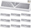 Yaocom 10 Pack Baseboard Register Vent 18 Inch Duct Opening Size Vent Covers by Yaocom