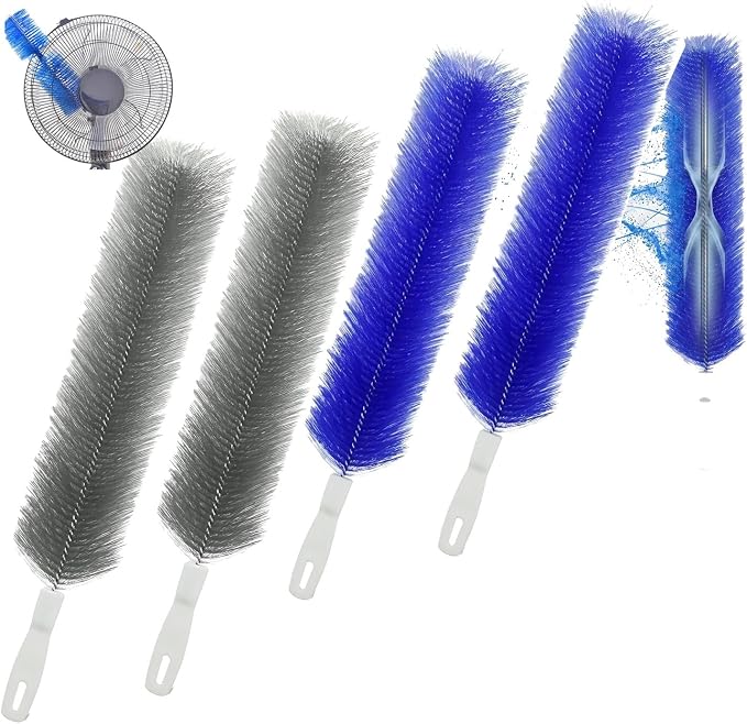 Bendable Microfiber Head, Reusable Dust Remover, Fan Cleaning Brush by Unknown