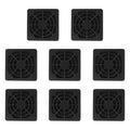 8 Pcs Black Cooling Fan Filter 40 mm Square Plastic Case Fan Filter Cover PC by Unlorspy