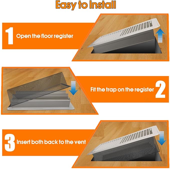 Floor Register Vent Cover Filter Net - Image 7