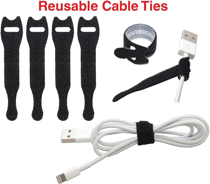 Heaviest Cable Organizer on The Market! Compact and Weighted Desktop Cord - Image 6