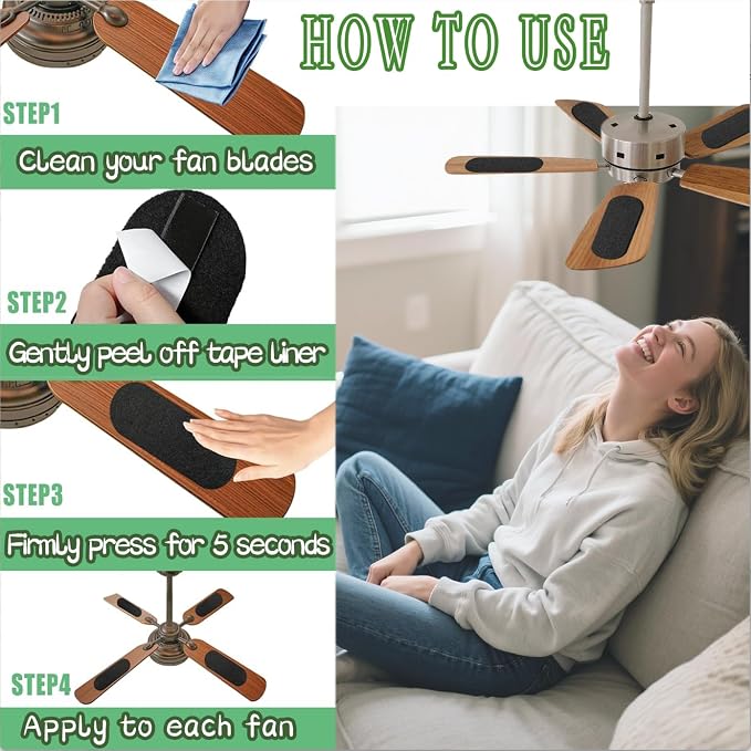 Ceiling Fan Filters for Blades - Image 5