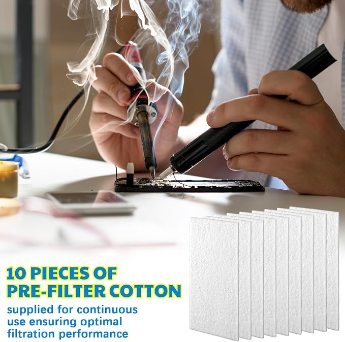 Tujoe 10 Pcs Pre-filter Cotton Replacement - Image 6