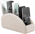 Remote Control Holder Leather 5 Rooms Desk Organizer and Decorations by YAPISHI