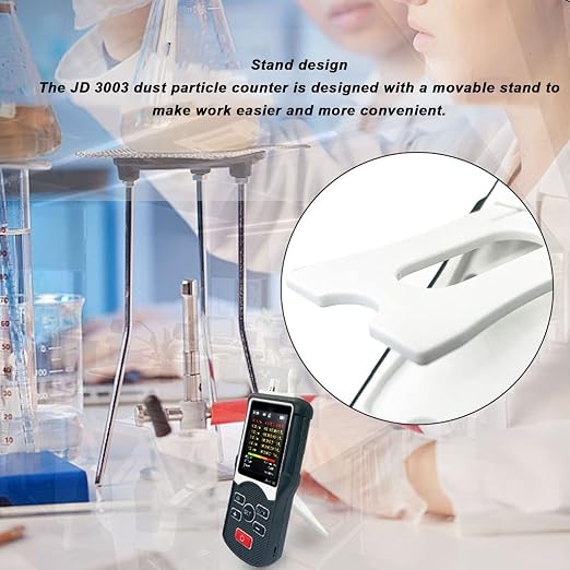 Zunate Professional Air Quality Monitor, Handheld Particle Counter Detector - Image 7