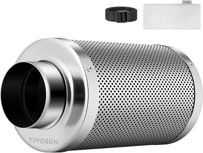 VIVOSUN 8 Inch Air Carbon Filter Smelliness Control by Unknown