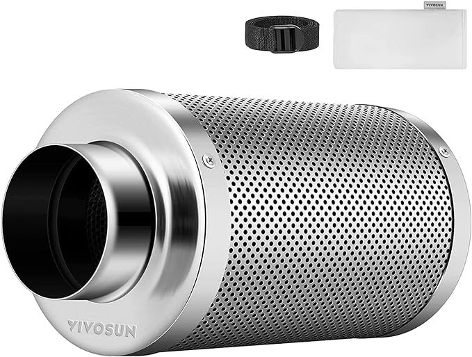 VIVOSUN 4 Inch Air Carbon Filter Smellines Control by Unknown