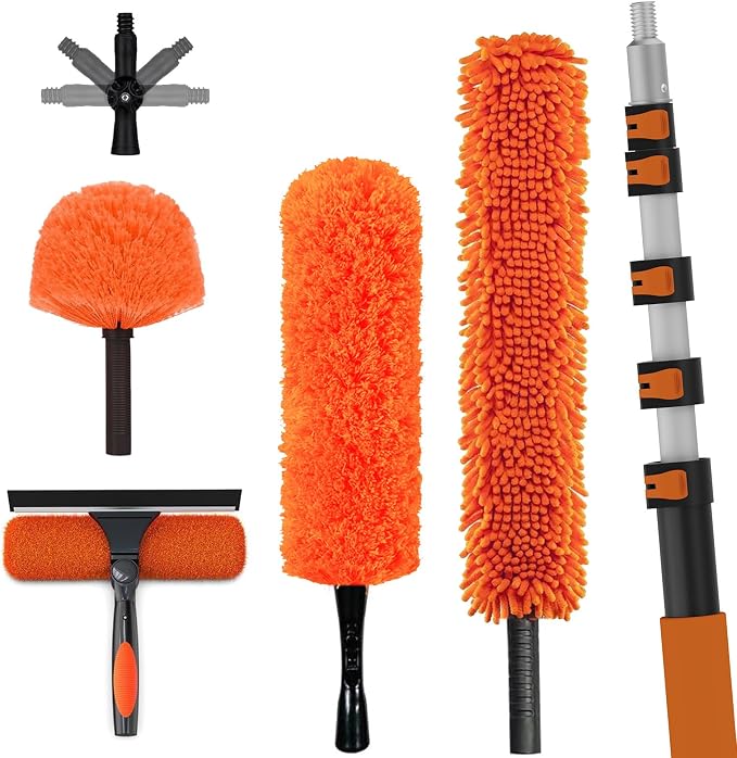 LAANPOLE 30FT High Reach Duster Cleaning Kit by LAANPOLE