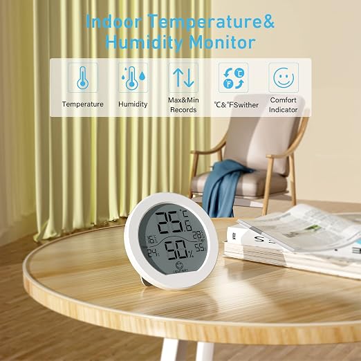 SECRUI Digital Hygrometer Thermometer - Image 2