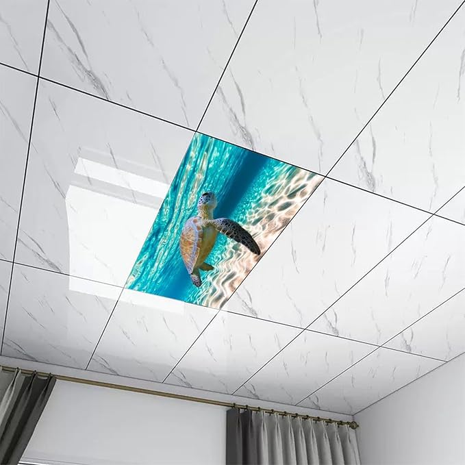 2 Pack Sea Turtle Fluorescent Light Cover - Image 7