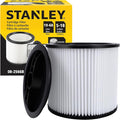 Stanley 08-2566B High Efficiency Shop Vac Filters, Replacement Cartridge Filter by STANLEY