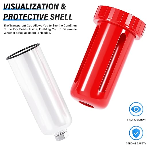 TAILONZ PNEUMATIC 0-150PSI 1/4 Inch NPT Aluminum Alloy Air Dryer, Compressor - Image 7