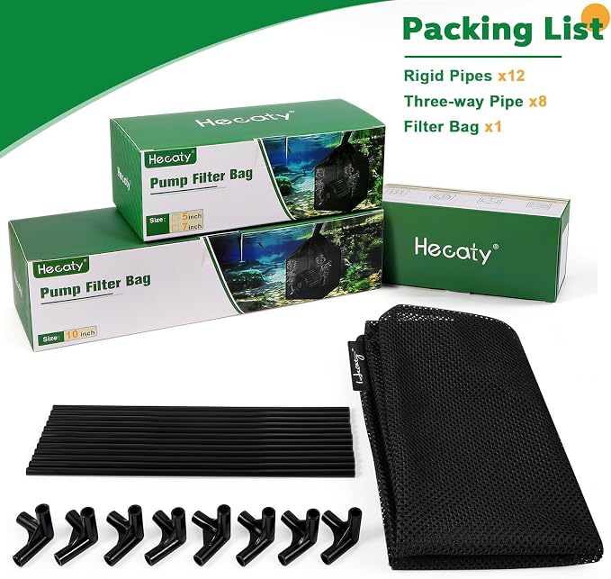 Pond Filter Bag, Pump Barrier Bag, Anti-Clogging Cube Filter Box - Image 6