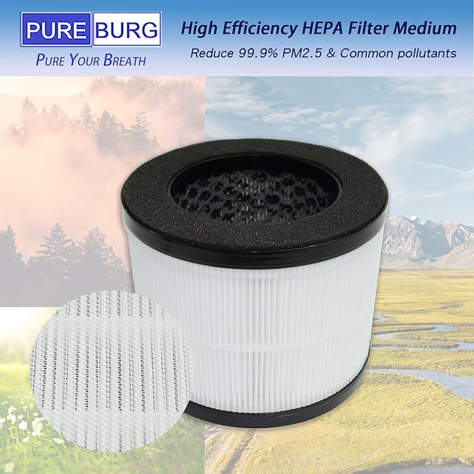 PUREBURG Replacement Filter Compatible - Image 5