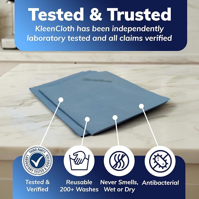 Reusable Antibacterial Cleaning Cloths – Removes 99.99% of Bacteria - Image 8