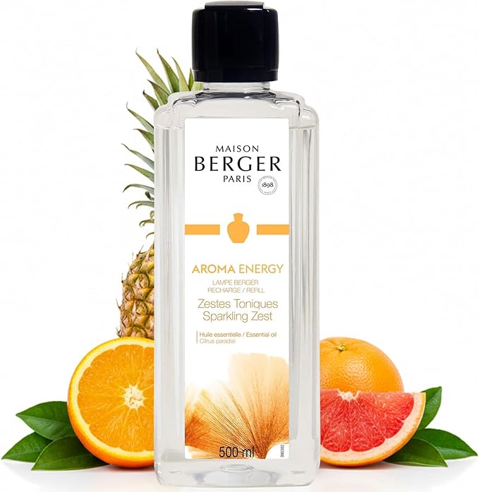 MAISON BERGER Lampe Berger Refill, 500 ml, Sparkling Zest | Catalytic Lamp by MAISONBERGER
