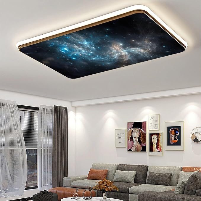 2PCS Fluorescent Light Covers for Classroom Ceiling Lights Magnetic Light Covers - Image 6