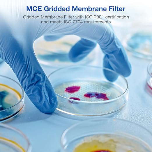 SimPure MCE Gridded Membrane Filter Sterile, 47mm Diameter and 0.45um Pore Size - Image 2