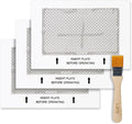 Ceramic Ozone Plates 3 Pack, Perfect 6.5-inch x 4.5-inch Replacement Ozone Plate by WELLTINO