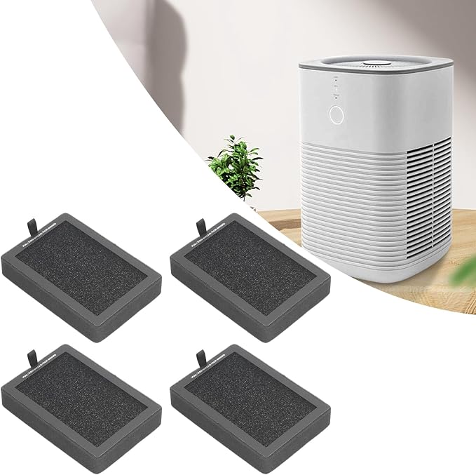 4 Pcs Air Purifier Replacement Filter, High Efficiency Carbon Filtration System - Image 2