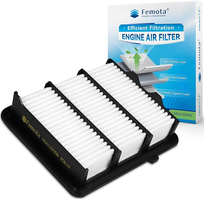 CA12290 Engine Air Filter, Longer Lifespan, Replace by Femota
