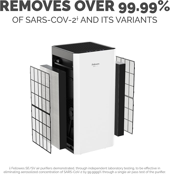 Fellowes AeraMax SV 4-Speed Large Room Air Purifier - Image 3