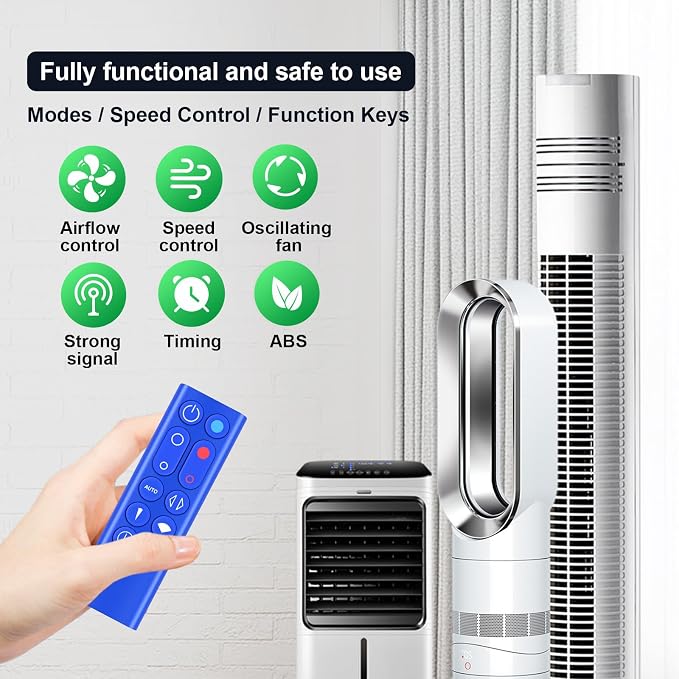 Replacement Remote Control for Dyson HP05 HP04 HP06 HP09 Fan -Blue | - Image 3