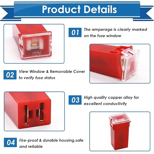 36Pcs Car Fuses Assortment Kit Automotive Tall/Standard and Low Profile Box - Image 3