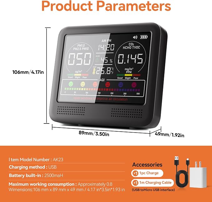 16-in-1 Indoor Air Quality Monitor - Image 8