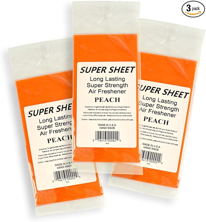 Super Sheet Small Under Seat Car Air Freshener by Jenray